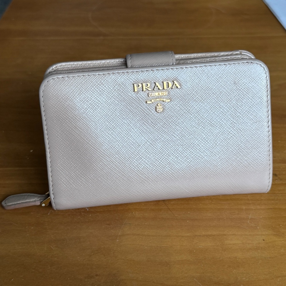 Prada Cream Wallet